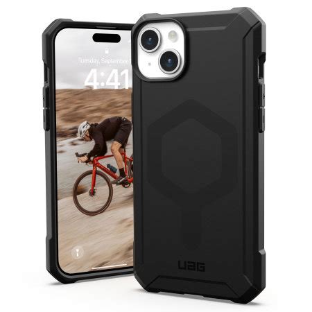 UAG Essential Armor Black Magsafe Case For IPhone 15 Plus