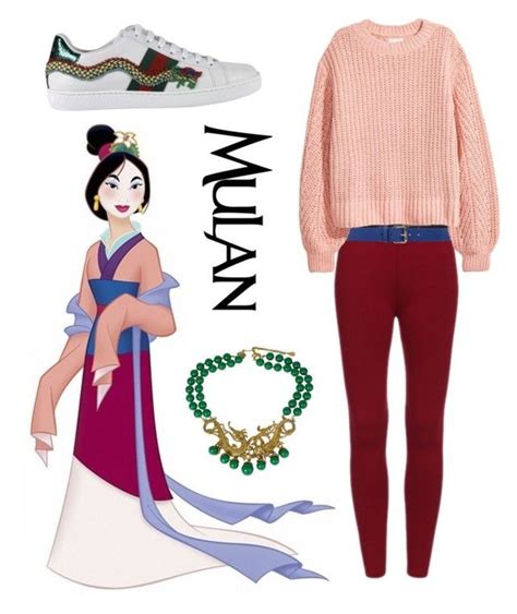 Mulan Disneybound By Disneybounddreamer On Polyvore Featuring Disney Liuâ ¢jo And Gucci