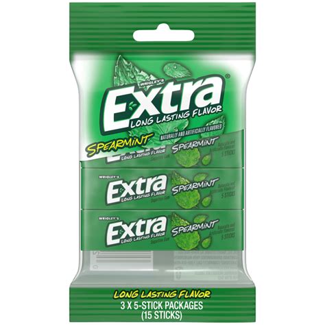 Extra Classic Bubble Sugarfree Chewing Gum Multipack 3 Packs Extra