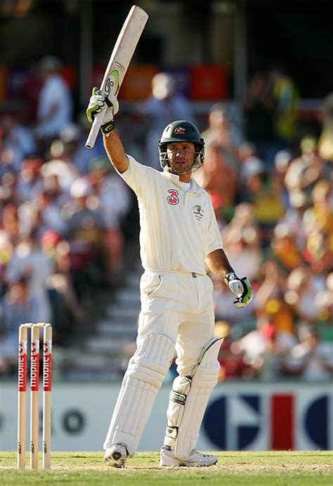 Ricky Ponting Celebrates Reaching His Half Century Espncricinfo