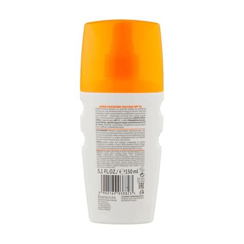 Солнцезащитный кокосовый спрей для тела Bielenda Bikini Coconut Milk