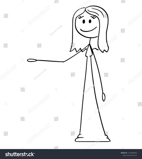 Cartoon Stick Figure Drawing Conceptual Illustration Stock Vector Royalty Free 1370049050