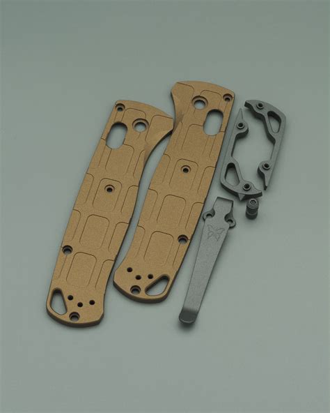 Lex Custom Benchmade Bugout 535 Titanium Scales Kit - Burnt Bronze – Onibai