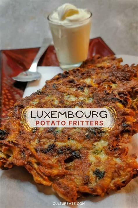 Luxembourg potato fritters gromperekichelcher – Artofit