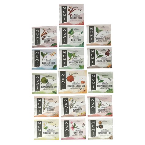 Numi Tea Organic Teas Herbal Teasans Numi S Collection Non Gmo