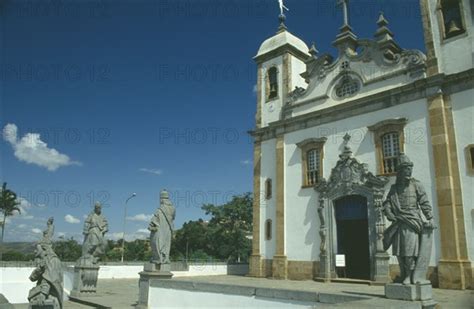 BRAZIL Congonhas O Santuario De Bom Jesus De Matosinhos With Some Of