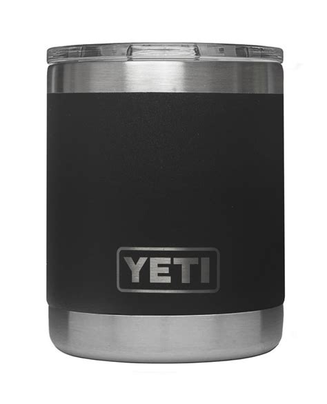 YETI Rambler 10 Oz Lowball Black SKU 302 Black TACWRK