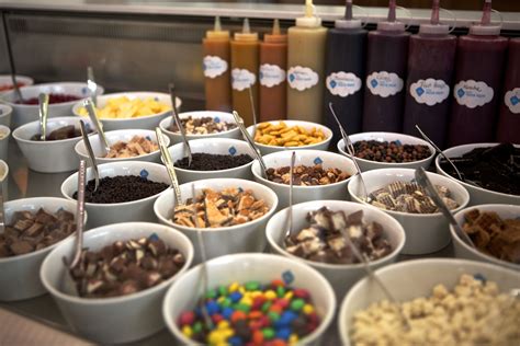 Lots Of Toppings For Frozen Yogurt Come To Just Peachy In West