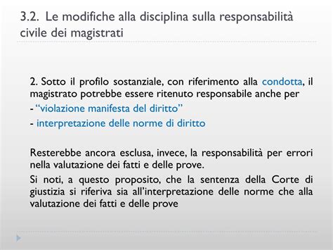 Ppt La Responsabilit Civile Dei Magistrati Powerpoint Presentation