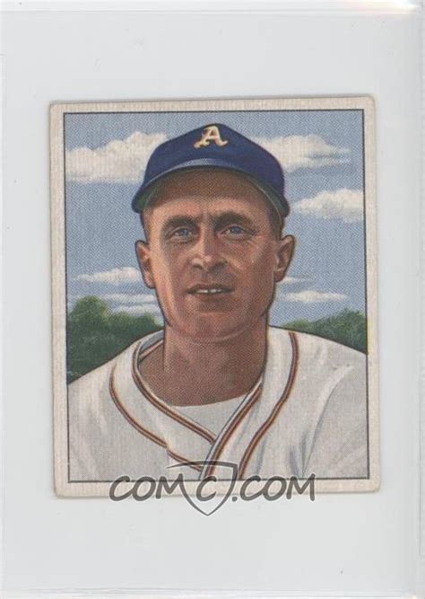 1950 Bowman Base 159 Joe Tipton Good To Vg Ex