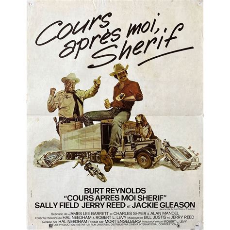 SMOKEY & THE BANDIT French Movie Poster - 15x21 in. - 1977