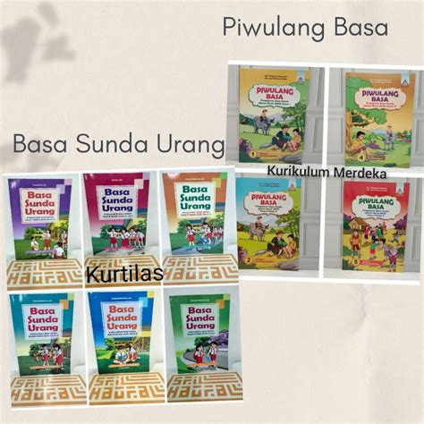 Jual Basa Sunda Urang Dan Piwulang Basa Kelas 1 2 3 4 5 6 Sd Kurtilas