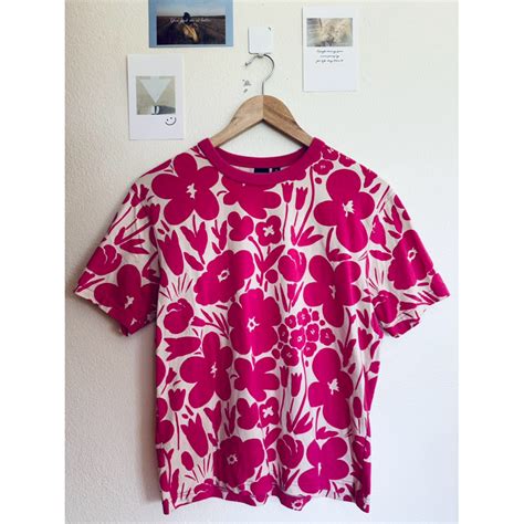 Uniqlo X Marimekko เสื้อยืดแขนสั้น ️มือสอง สภาพใหม่มาก Shopee Thailand