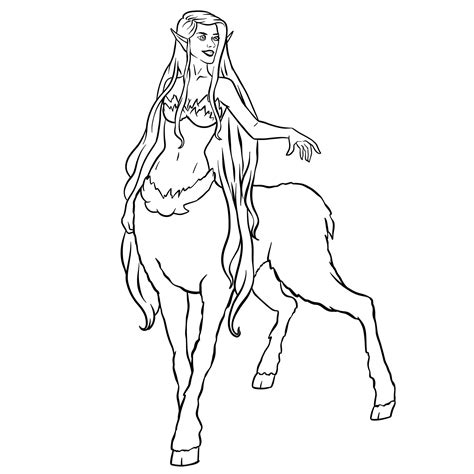 Easy Centaur Drawing