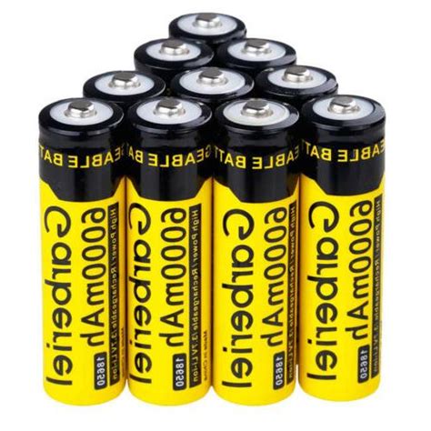 Lot Garberiel Mah V Li Ion Rechargeable Battery