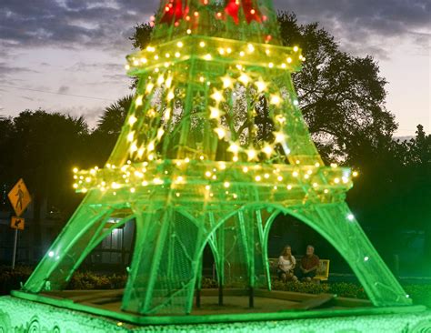 Eiffel Tower At Christmas