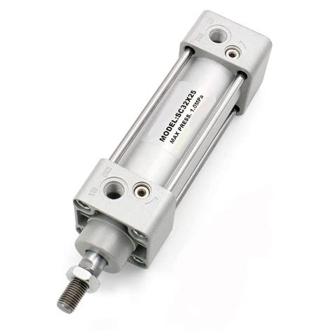 Double Acting Aluminium Pneumatic Air Cylinder For Industrial Dimension Size 25mm Bore 250 Mm