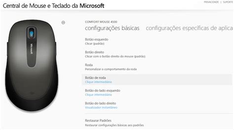 Como Configurar Os Es Dos Mouses Da Microsoft