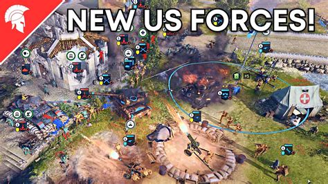 NEW US FORCES BG NEW BIG COH3 UPDATE 1 US FORCES 2vs2