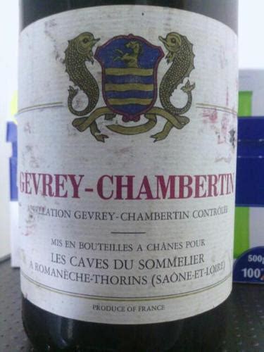 Les Caves Du Sommelier Gevrey Chambertin Vivino Brasil