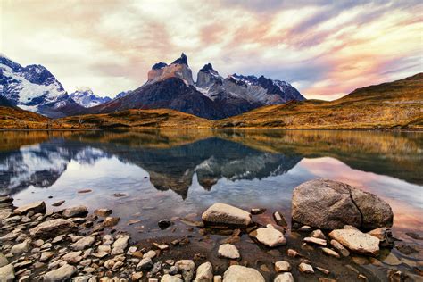 Cuernos del Paine | Lake Pehoe, Torres del Paine, Chile by Matthias "MH" Huber [1920x1280][OC ...