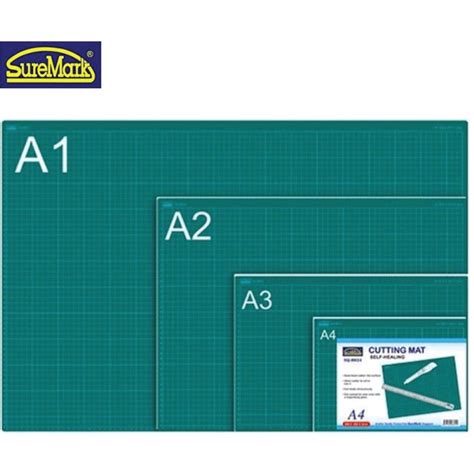 Suremark Pvc Cutting Mat Self Healing Cut Pad Board Thickness 3mm Papan