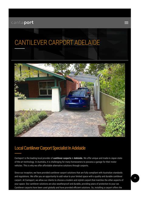 Ppt Cantilever Carport Melbourne Powerpoint Presentation Free