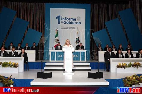 Hoy Tamaulipas Rinde Alma Laura Amparan Su Primer Informe De Gobierno