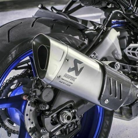 Yamaha Mt 10 Mt 10sp Akrapovic M1 Style Titanium Slip On Exhaust System City West Yamaha