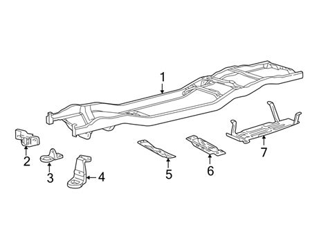 Ford Ranger Frame Parts Diagram