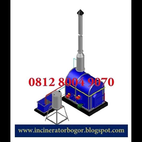 Mesin Incinerator Double Burner Kapasitas 10 Kg Mesin Incinerator