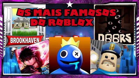 Jogando Os 5 Jogos Mais Famosos Do Roblox Youtube