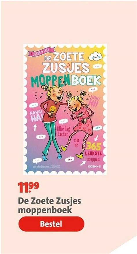 De Zoete Zusjes Moppenboek Aanbieding Bij Bruna Folders Nl