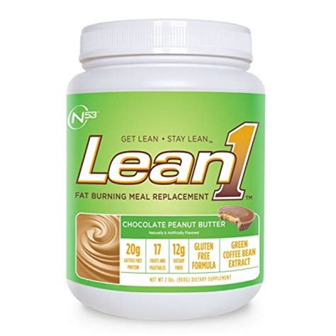 Geekshive Nutrition 53 Lean 1 Dietary Supplement Chocolate Peanut Butter 198 Pound Powders