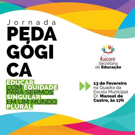 Itacaré realizará Jornada Pedagógica o tema Educar equidade