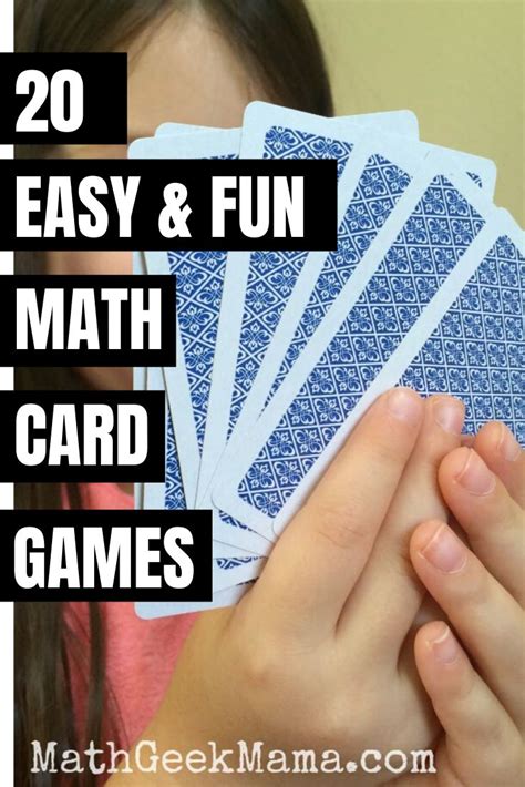 The 20 Best Math Card Games That Are Easy To Learn K 8 Math Card