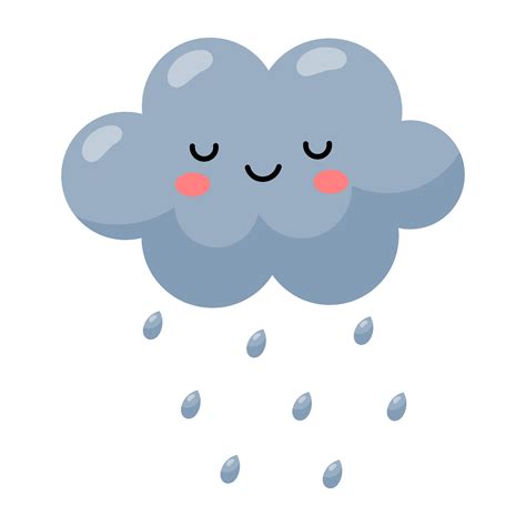 Cartoon Rain Icon 18931623 Png