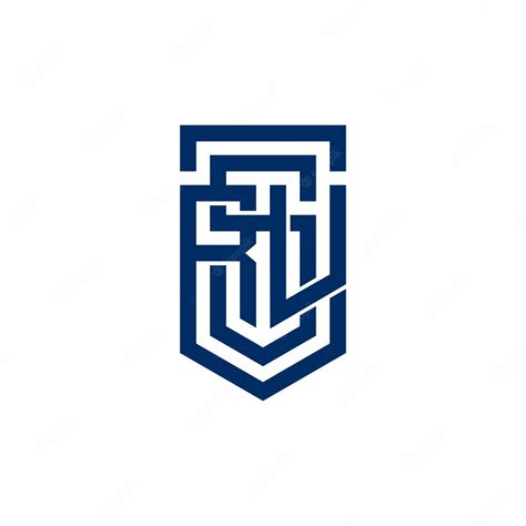 Premium Vector | Initial logo letter rsu