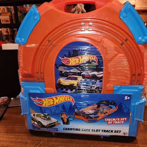 New Hot Wheels Carrying Case Slot Car Race Track Set 1 64 Track