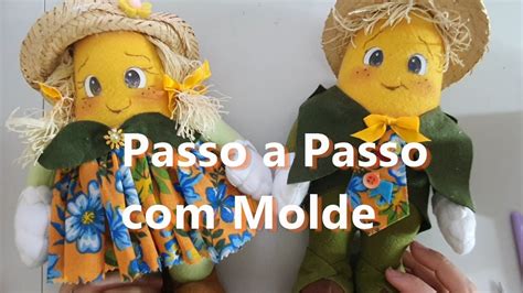 Casal De MILHOS EMILIO E EMILIA LINDOS PARA DECORAR ficam de Pé