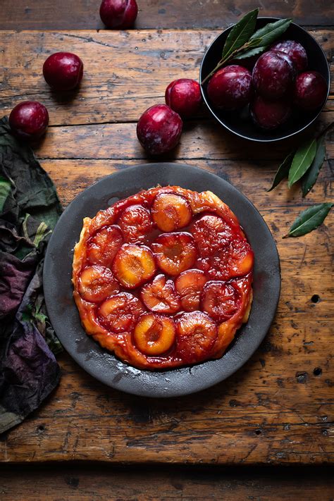 Plum Tarte Tatin Drizzle And Dip