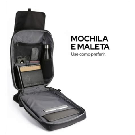 Mochila Executiva Para Notebook Wb Office Safety Pro Imperme Vel