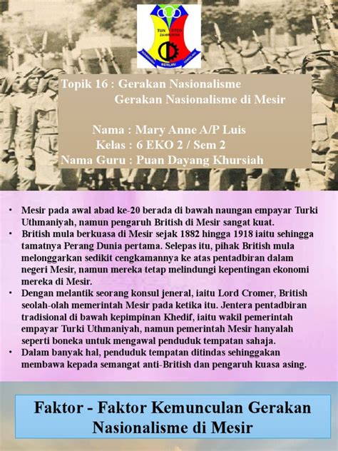 Gerakan Nasionalisme Di Mesir Pdf