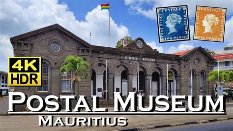 Mauritius Postal Museum Port Louis Blue Mauritius In K Hdr Uhd