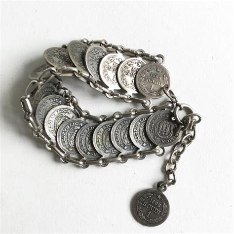 Jewelry Vintage Repubblica Di San Marino Articulating Italian Coin