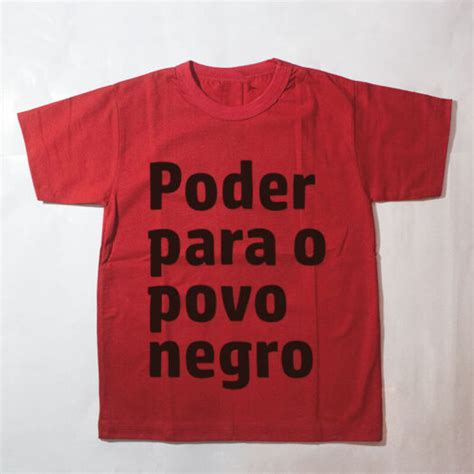 Camiseta Infantil Unissex Poder Para O Povo Negro Crian A Consciente