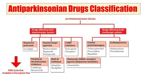 Antiparkinsonian Drugs Classification Of Antiparkinsonian Drugs