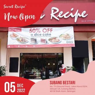 Secret Recipe Subang Bestari Opening Promotion 50 OFF Slice Cake 5