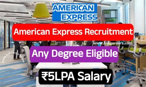 American Express Recruitment Latest Jobs For Freshers