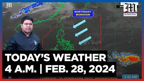 Today S Weather 4 A M Feb 28 2024 The Manila Times